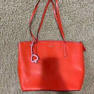 Kate Spade Bright Orange Tote